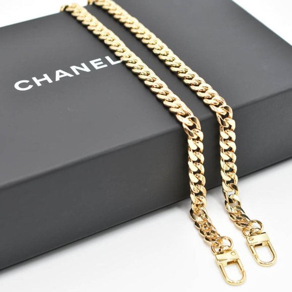 Pretty Bird Jewelry Handbags - Luxury Gold High Polish Handbag Chain